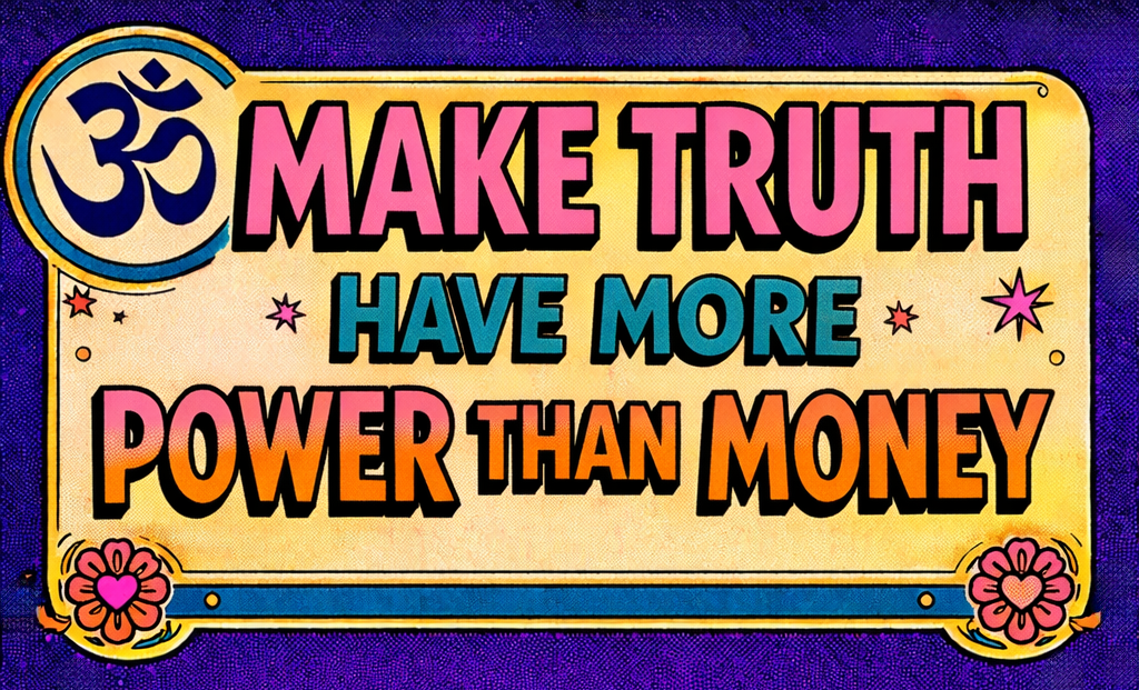 Make Truth Have More Power Than Money